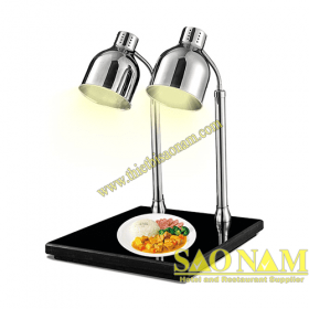 Đèn hâm nóng thức ăn mặt đá hai bóng SN#520810