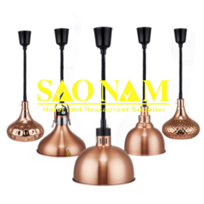 Đèn Hâm Nóng Thức Ăn Mạ Đồng