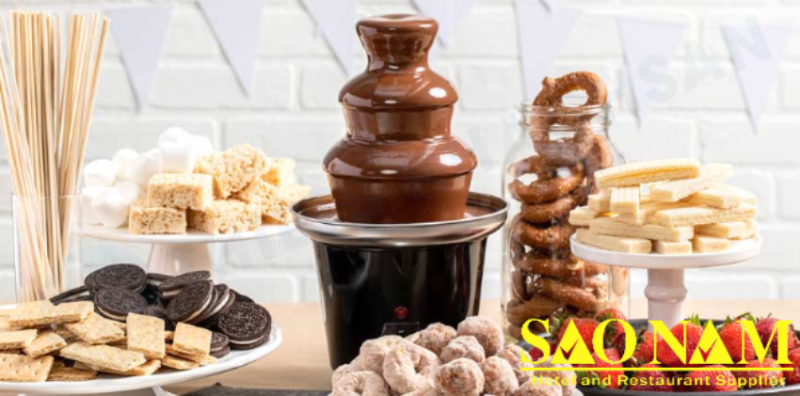 Tháp Phun Chocolate 3 tầng Tháp Phun Chocolate 3 tầng